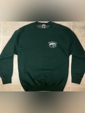 Vintage Embroidered Minnesota Loon Patch Adult Sweatshirt Medium